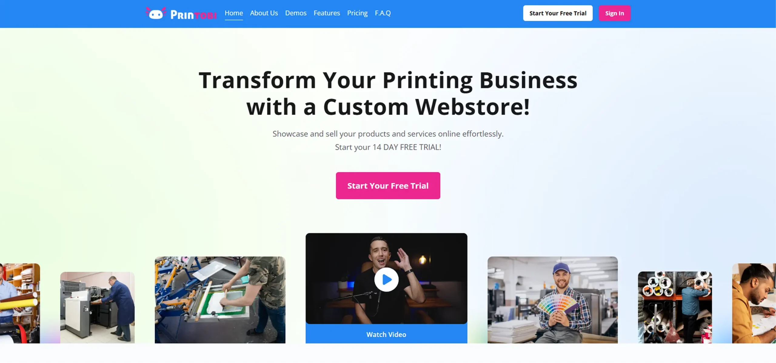 Printobi print and signage marketplace platform — built by Appgenix Infotech